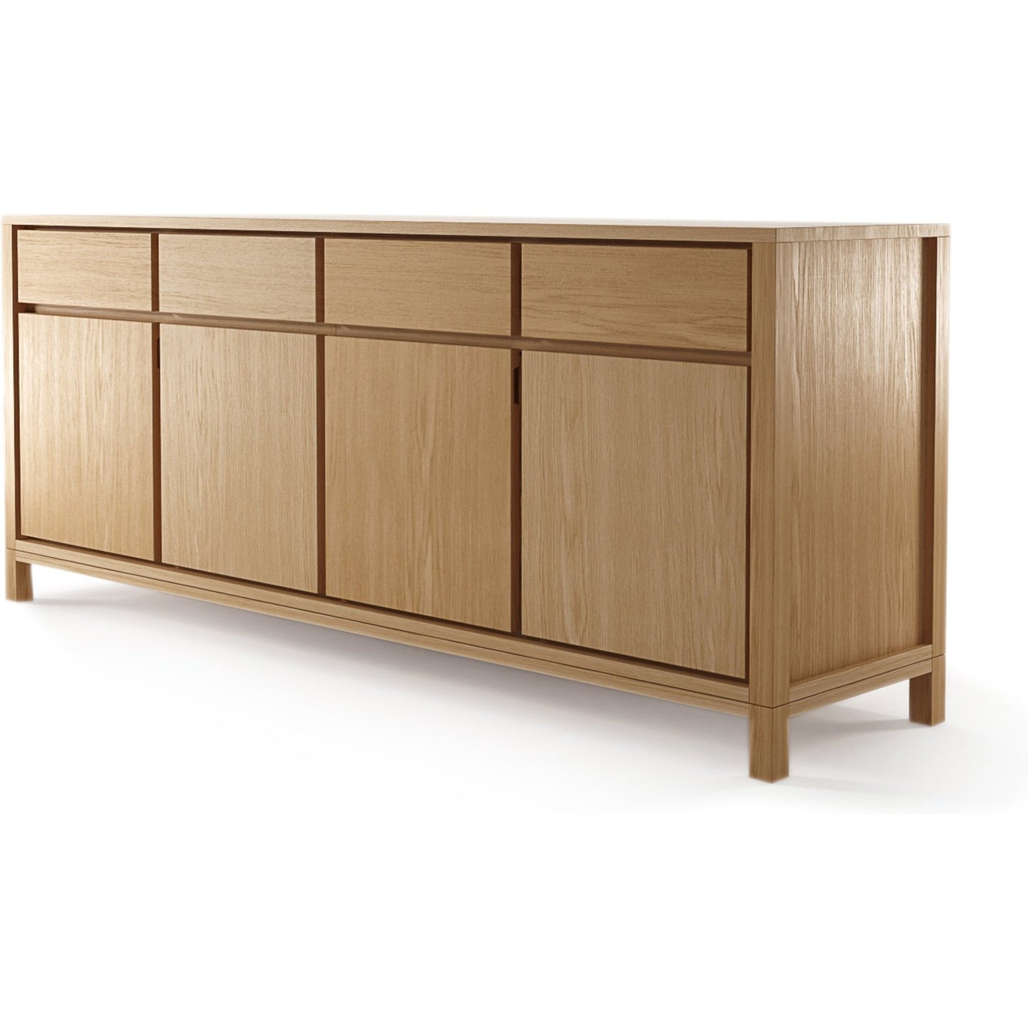 Solid European Oak Sideboard Cabinet | SLH Designer Furniture-Indoor Furniture-Karpenter-Neutral Oak Wood-European Oak-SLH AU