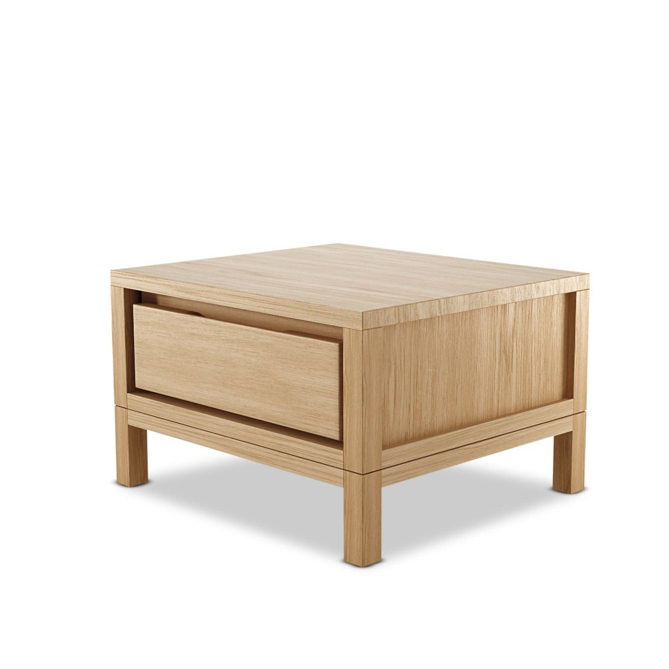 Solid Bedside Table - European Oak | SLH Designer Furniture-Indoor Furniture-Karpenter-Neutral Oak Wood-European Oak-SLH AU