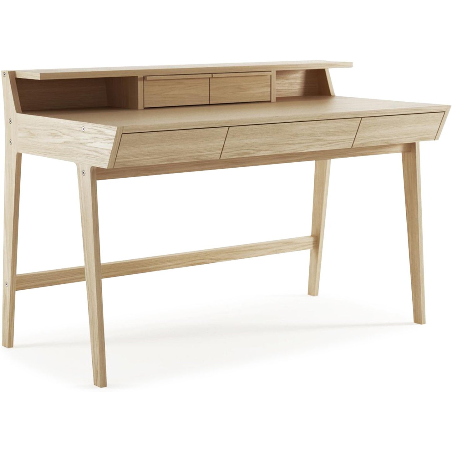 Soho Study Desk - Home office desk in solid European Oak Timber-Indoor Furniture-Karpenter-Neutral Oak Wood-European Oak-Natural Oil-based-SLH AU