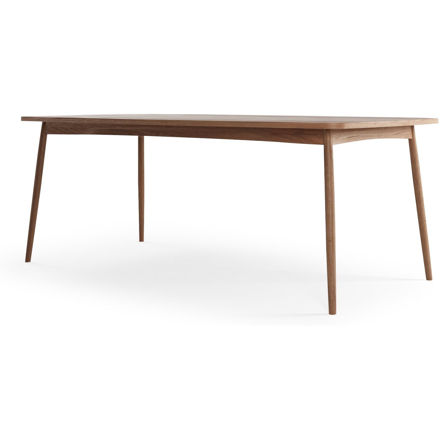 Twist Dining Table 200cm - FSC Teak | SLH Designer Furniture-Indoor Furniture-Karpenter-Teak Brown-FSC-Certified Recycled Teak-SLH AU