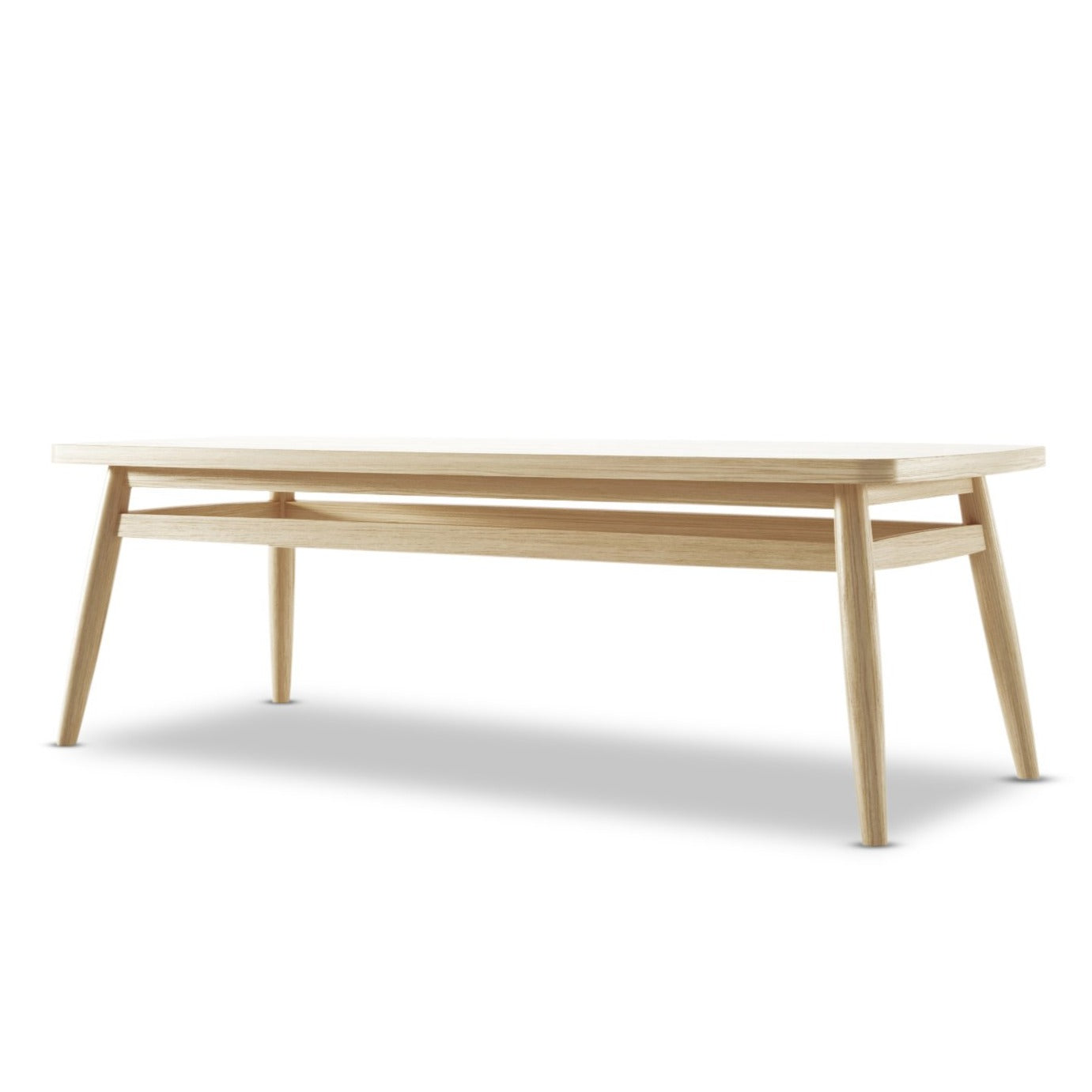 Twist Coffee Table 120cm | European Oak Contemporary Furniture | SLH-Indoor Furniture-Karpenter-Neutral Oak Wood-European Oak-Natural Oil-based-SLH AU
