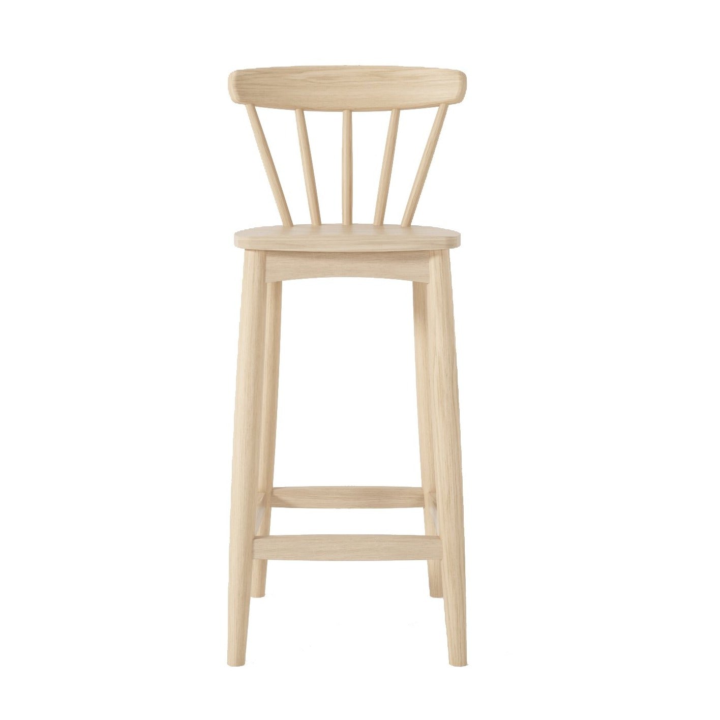 Twist Counter Stool - White Oak