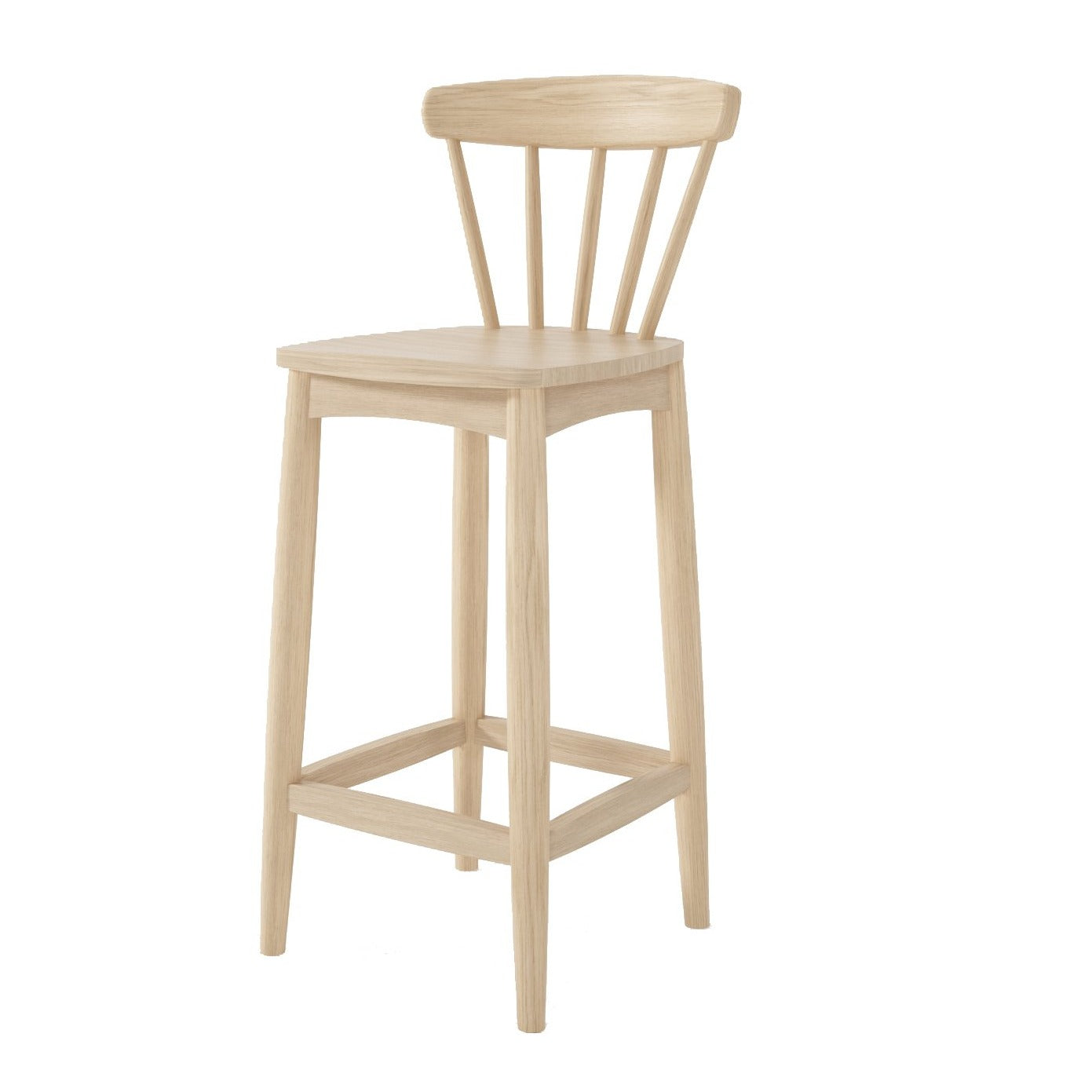 Twist Counter Stool - Oak Wood-Indoor Furniture-Karpenter-Default-European White Oak-Natural Oil Based-SLH AU