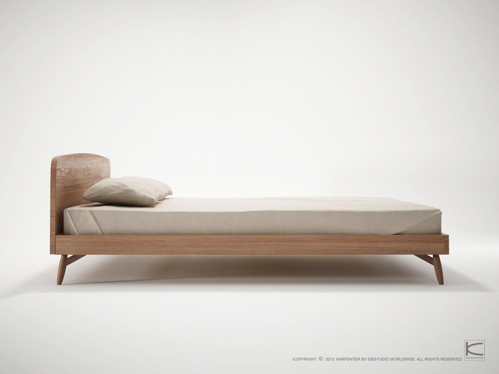 Twist Queen Bed - FSC Recycled Teak-Indoor Furniture-Karpenter-Teak Brown-FSC-Certified Recycled Teak-SLH AU