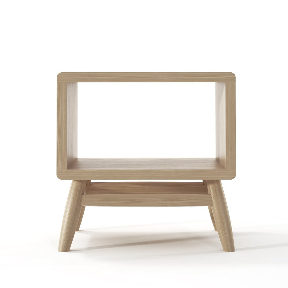 Twist Bedside - European Oak | SLH Designer Furniture-Indoor Furniture-Karpenter-Neutral Oak Wood-European Oak-SLH AU