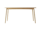 KT03O-2 wooden table with angled legs