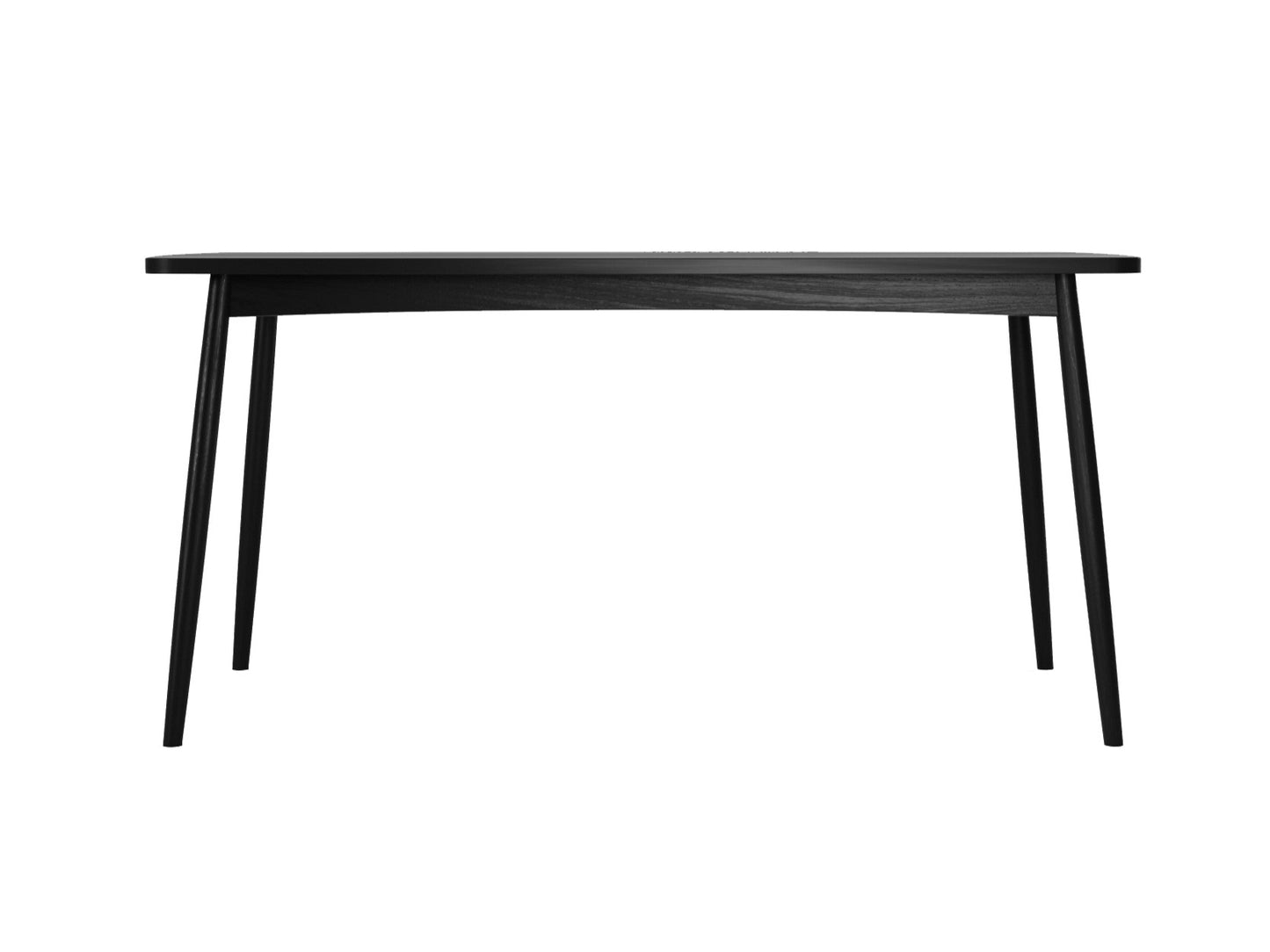 Twist Dining Table 160(CM) - Satin Black