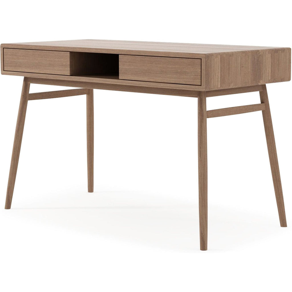 Twist Desk with 2 Drawers FSC Teak Furniture SLH