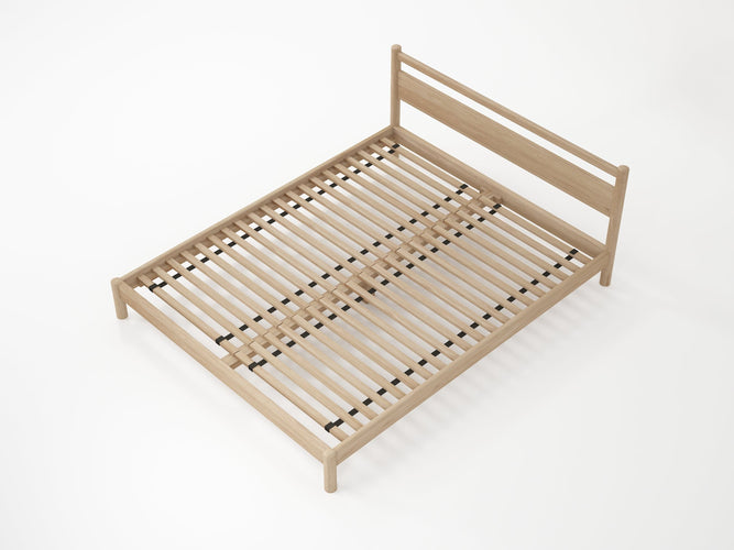 Wooden bed frame