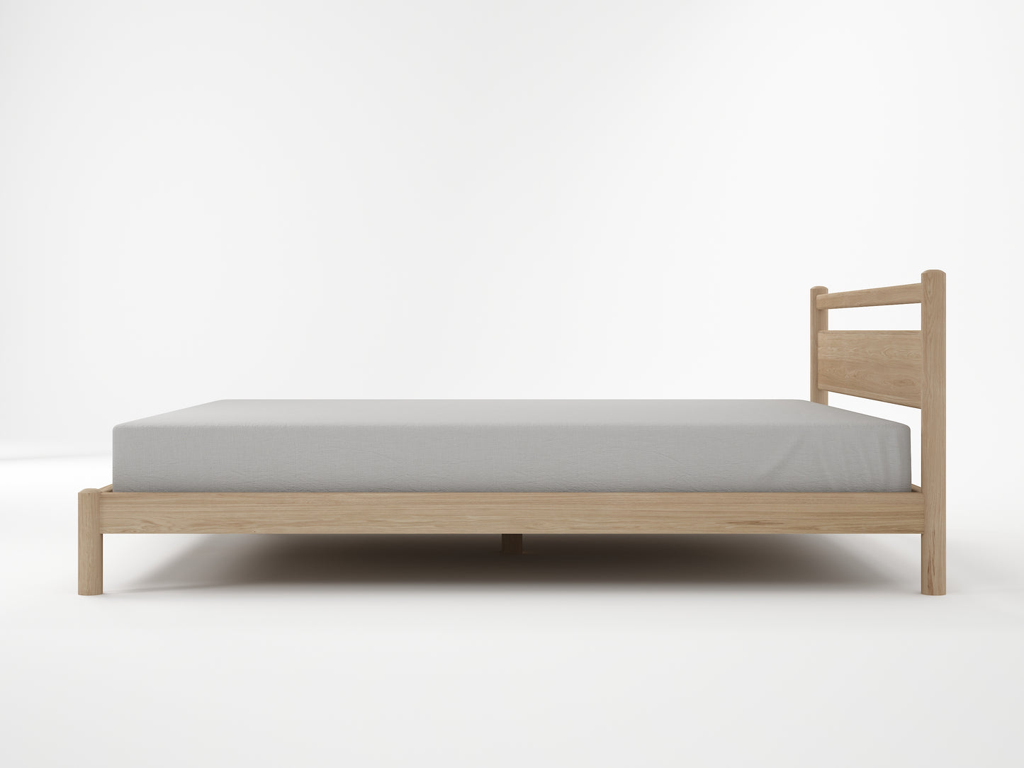 Taku Queen Bed  - European White Oak