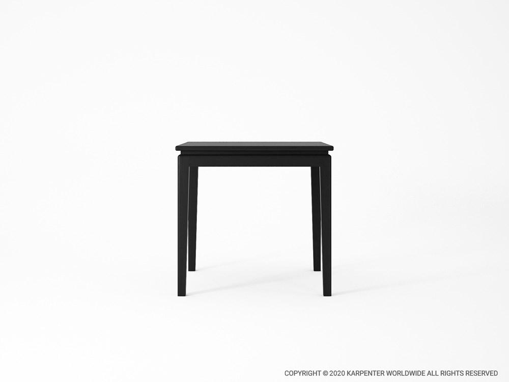 Twenty Twenty square Dining Table 80(CM) - Satin Black