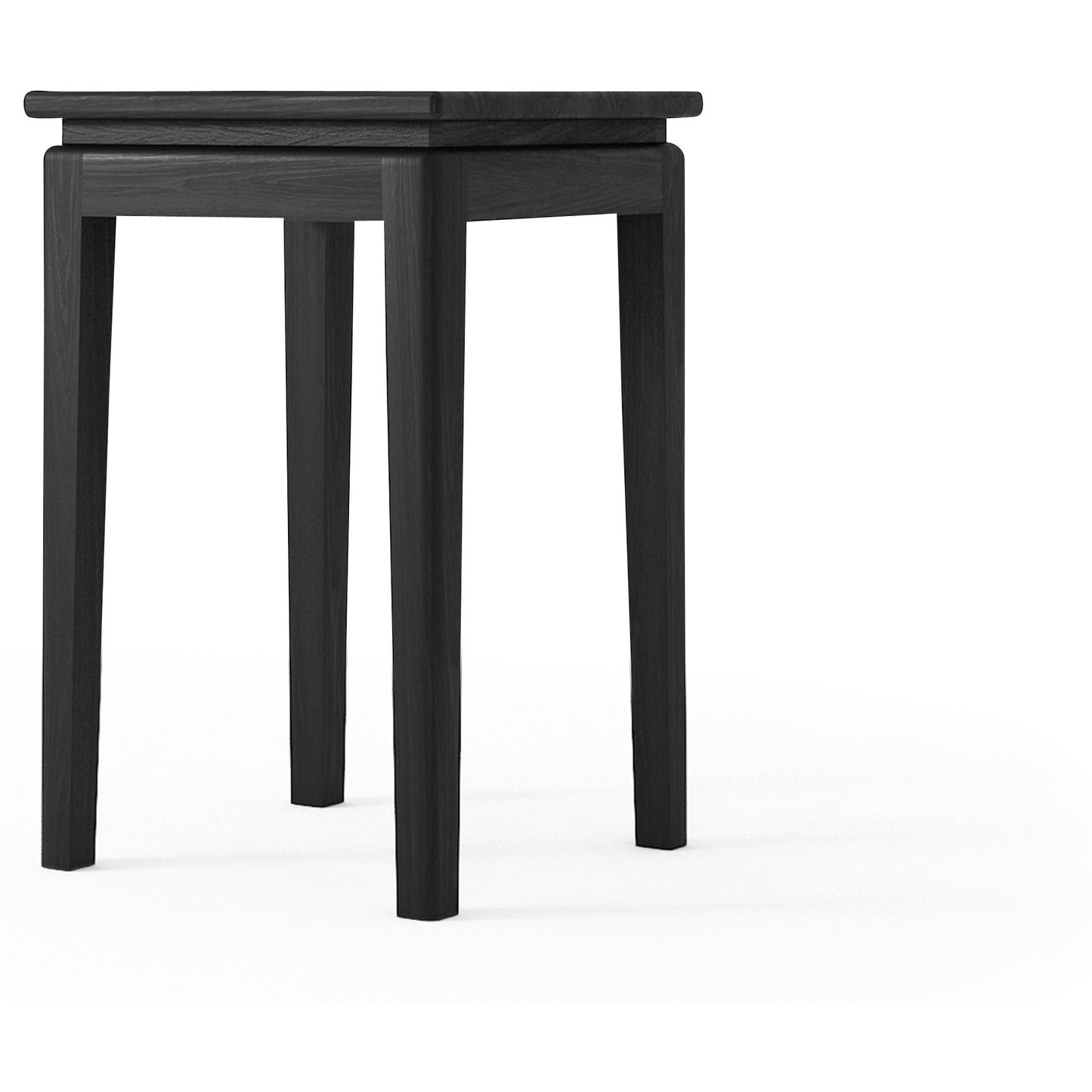 Twenty Twenty Square Side Table - Satin Black | SLH Furniture-Indoor Furniture-Karpenter-Black Stained Oak-Black Stained European Oak-Natural Oil-based-SLH AU