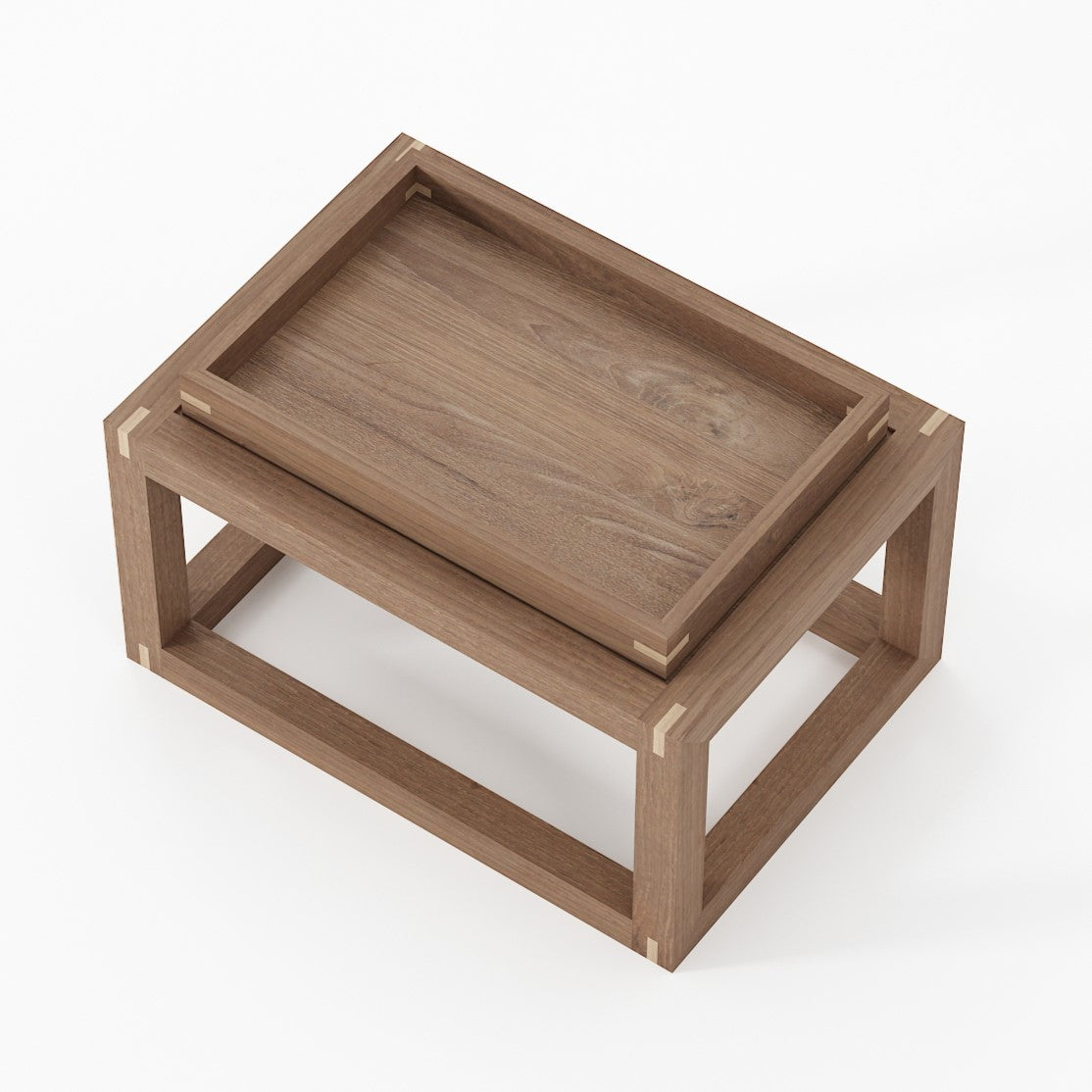 Up and Down Small Coffee Table - European Oak