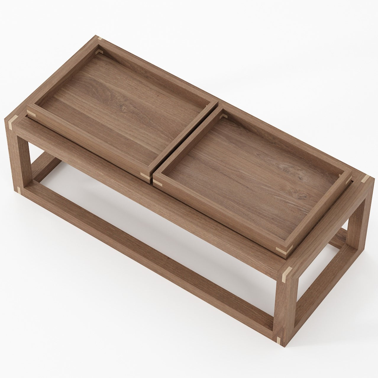 Up and Down Large Coffee Table - FSC Teak