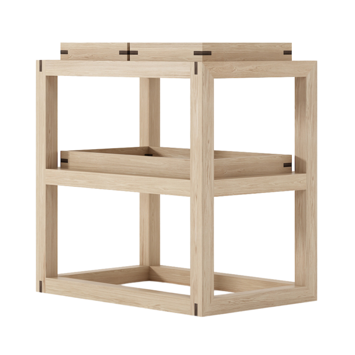 Up and Down Shelving unit - European Oak