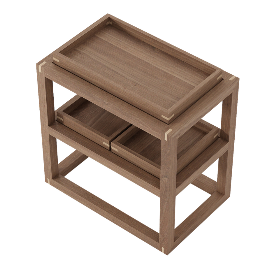 Up and Down Shelving unit - FSC Teak