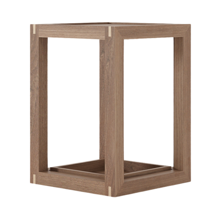 Up and Down Single Tray Side Table - FSC Teak