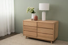 Wooden dresser with lamp and vase (KV0002SO_2)
