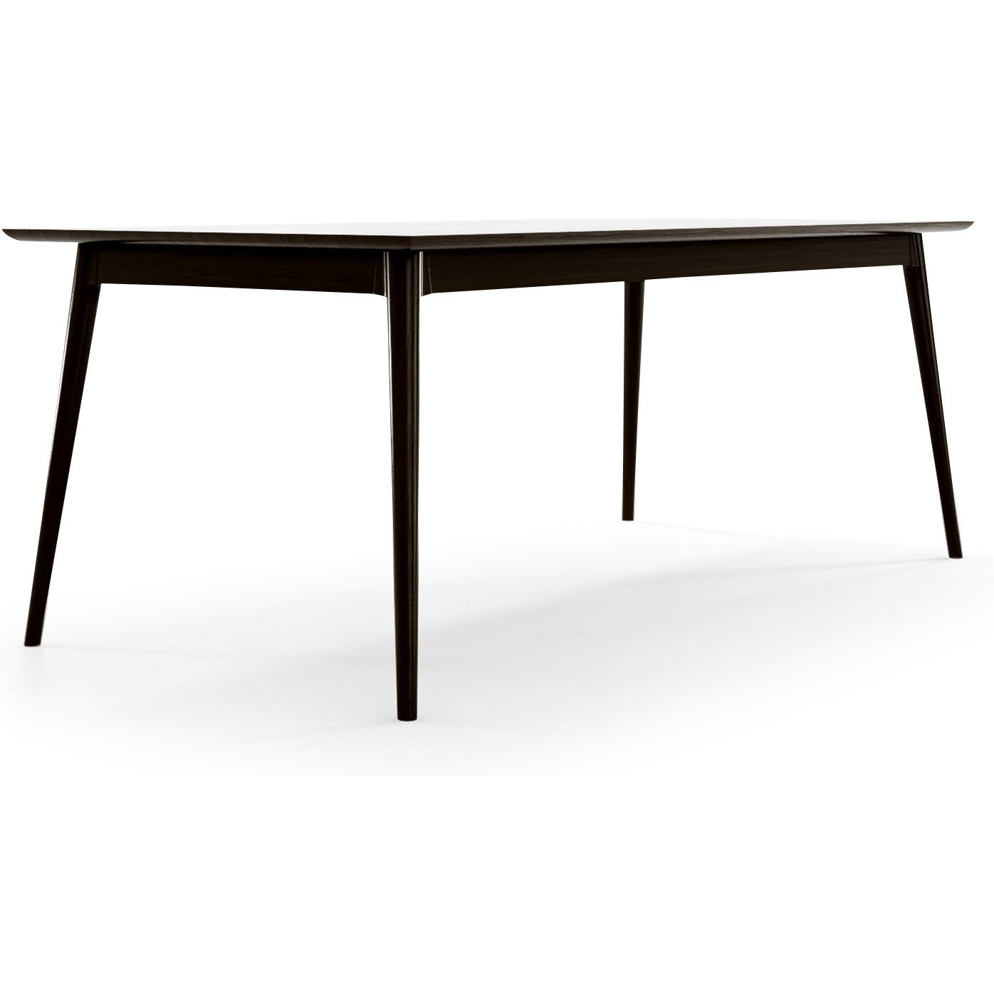 Vintage Rectangular Dining Table 4 - 6 Seater 180cm - Satin Black-Indoor Furniture-Karpenter-Black Stained Oak-Black Stained European Oak-SLH AU