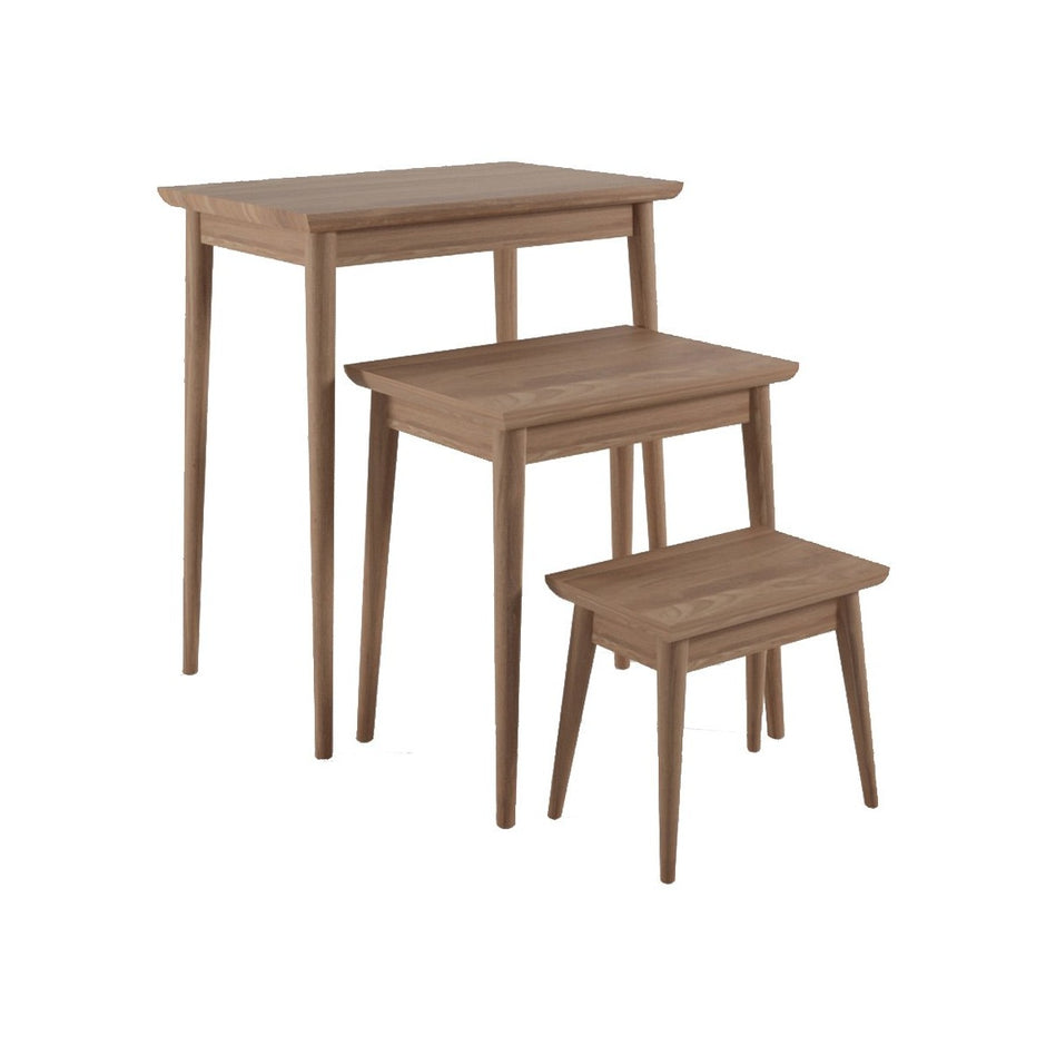 Vintage Stackable Nesting Tables Set FSC Teak | SLH Furniture-Indoor Furniture-Karpenter-Teak Brown-FSC-Certified Recycled Teak-SLH AU