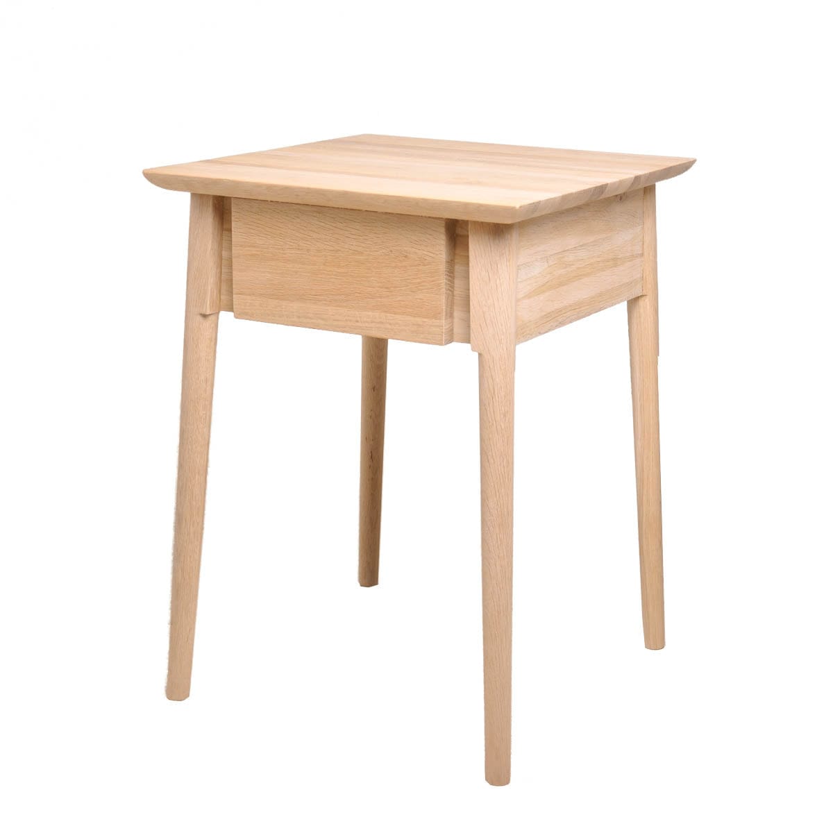 KV0012O-1-2 wooden side table with drawer