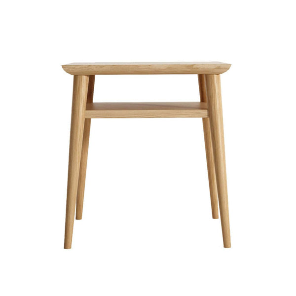 KV0037O-1 Wooden Side Table with Shelf