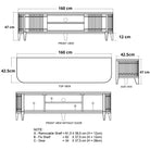 Koppar KKP03 media console dimensions and views