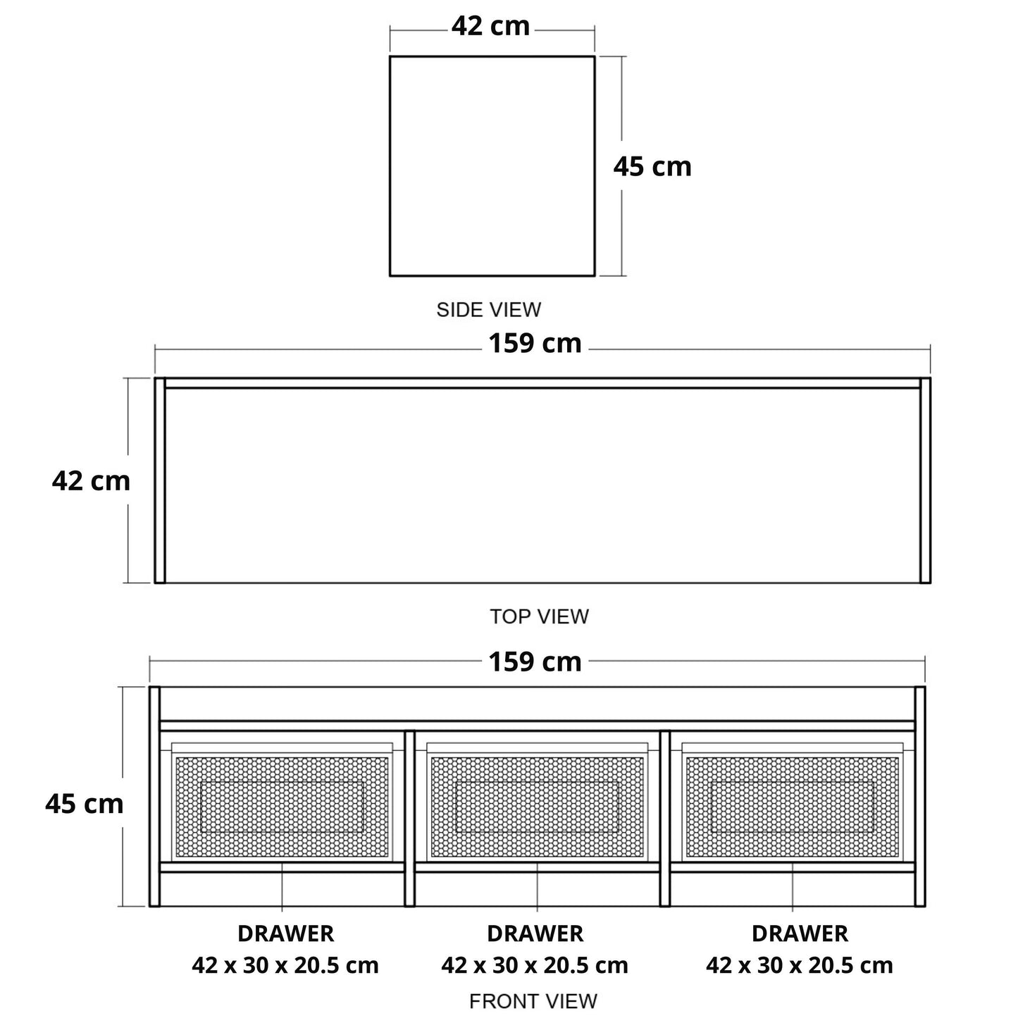 Roots TV Unit - European Oak