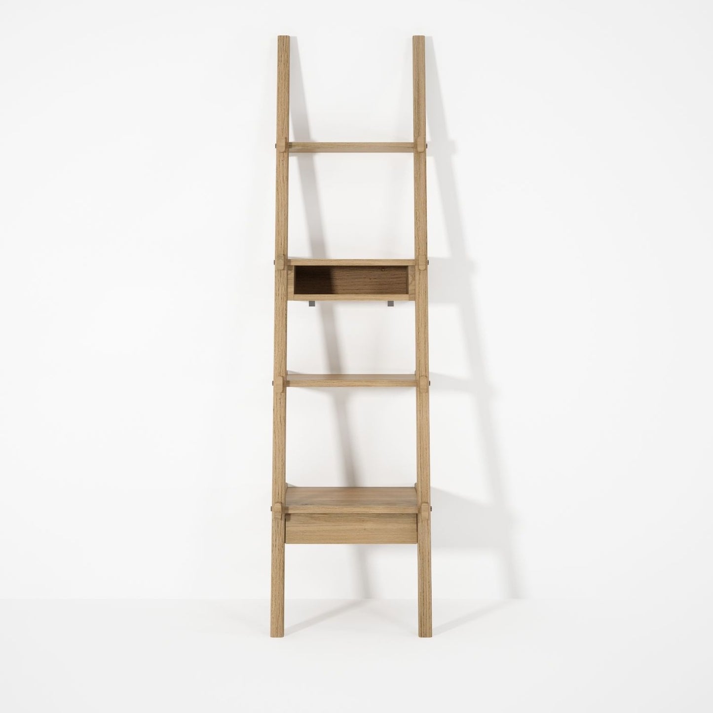 Simply City Ladder Shelves - European Oak
