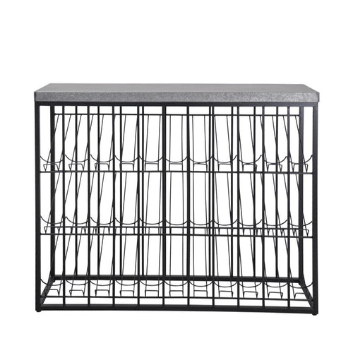 WH4004_2 Wine rack with grey top