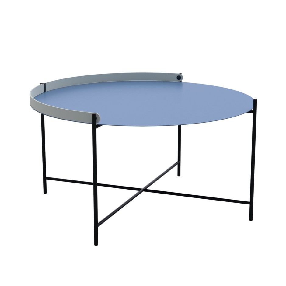 Edge Tray Table - Pigeon Blue Large