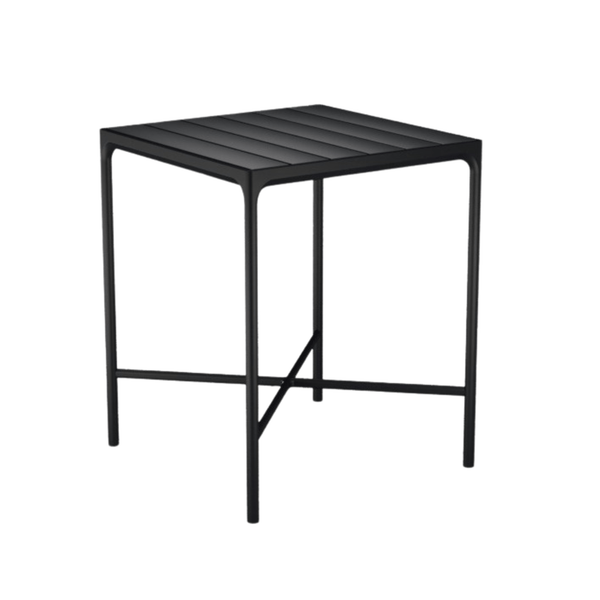 Black square outdoor table
