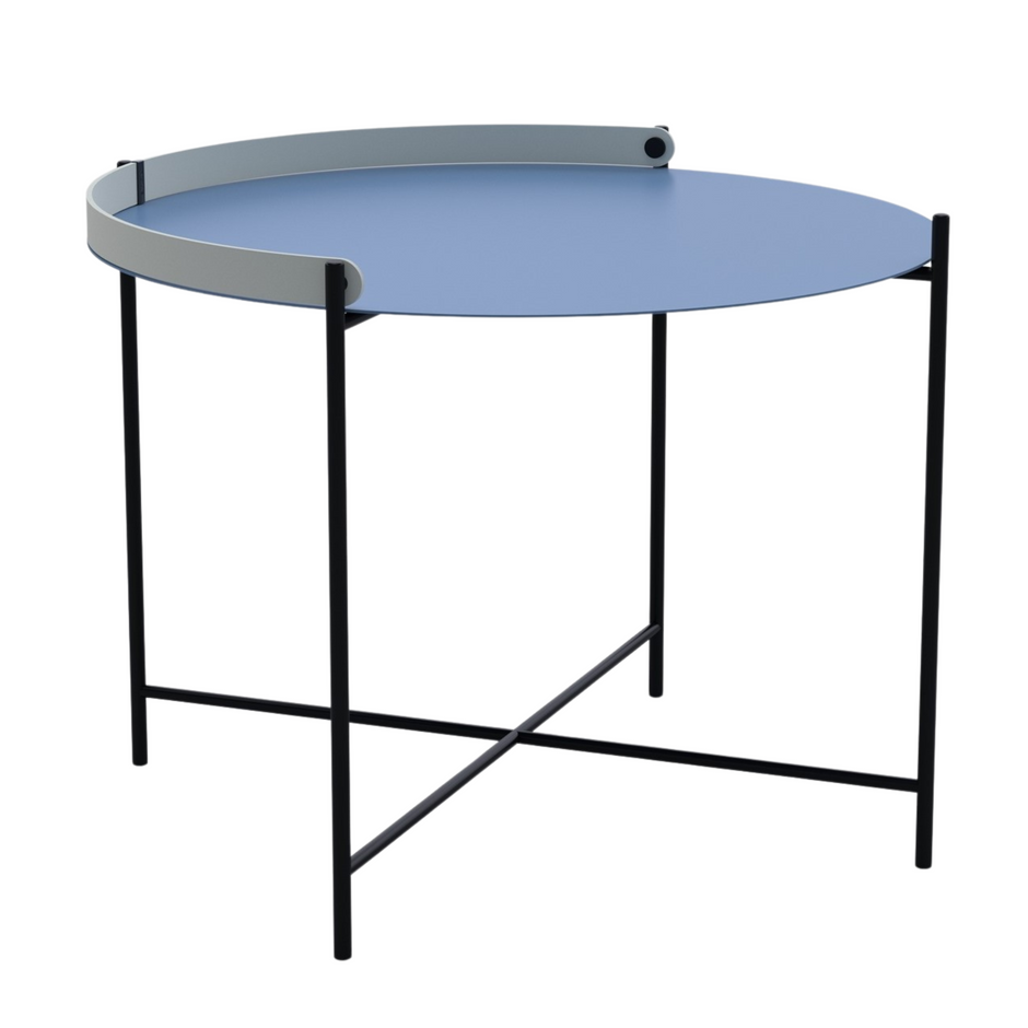 Edge Tray Table - Pigeon Blue Medium