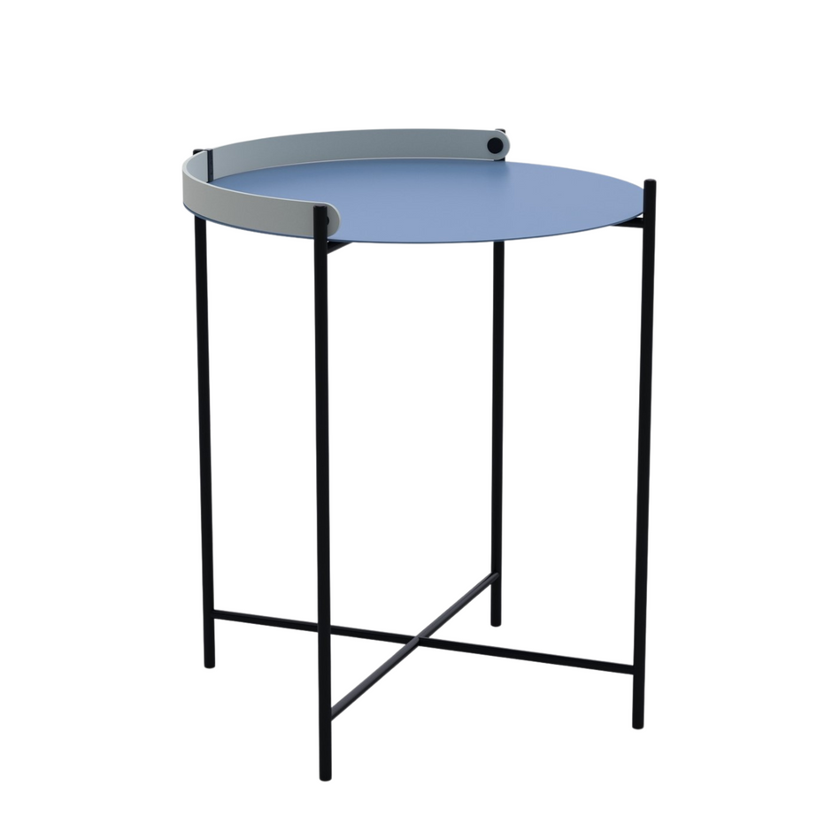 Edge Tray Table - Pigeon Blue Small