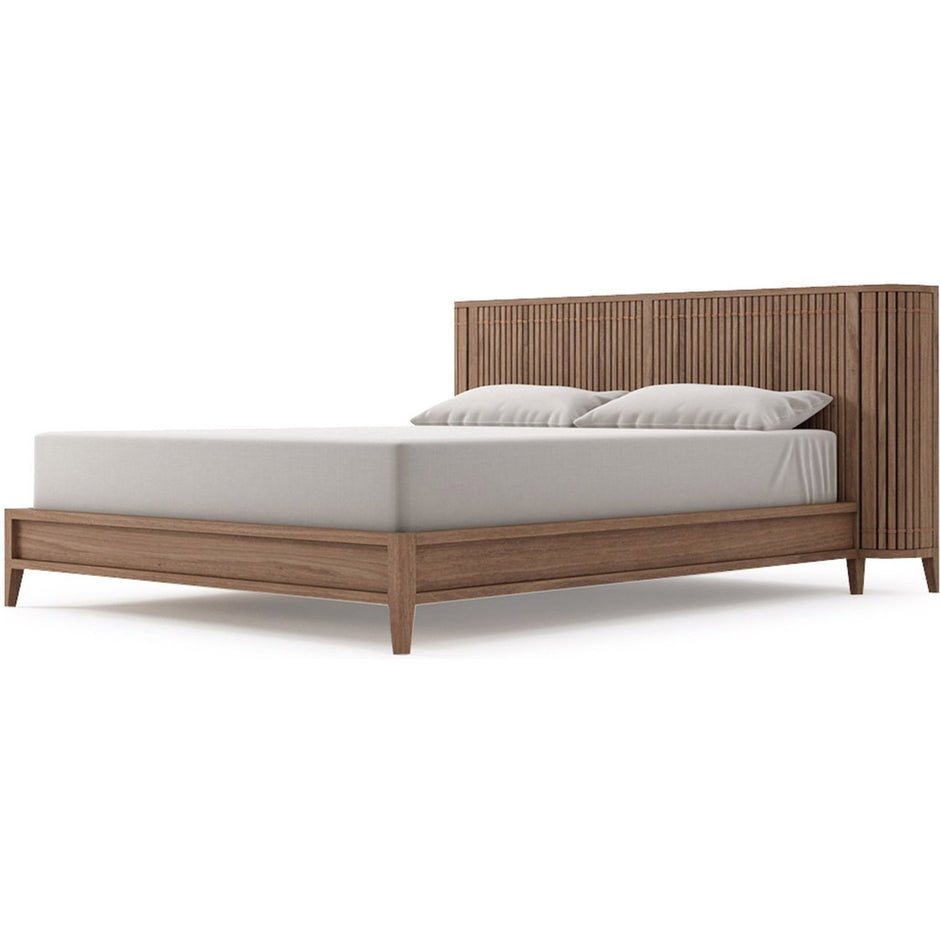 Koppar King Bed - FSC Recycled Teak-Indoor Furniture-Karpenter-Teak Brown-FSC-Certified Recycled Teak-SLH AU