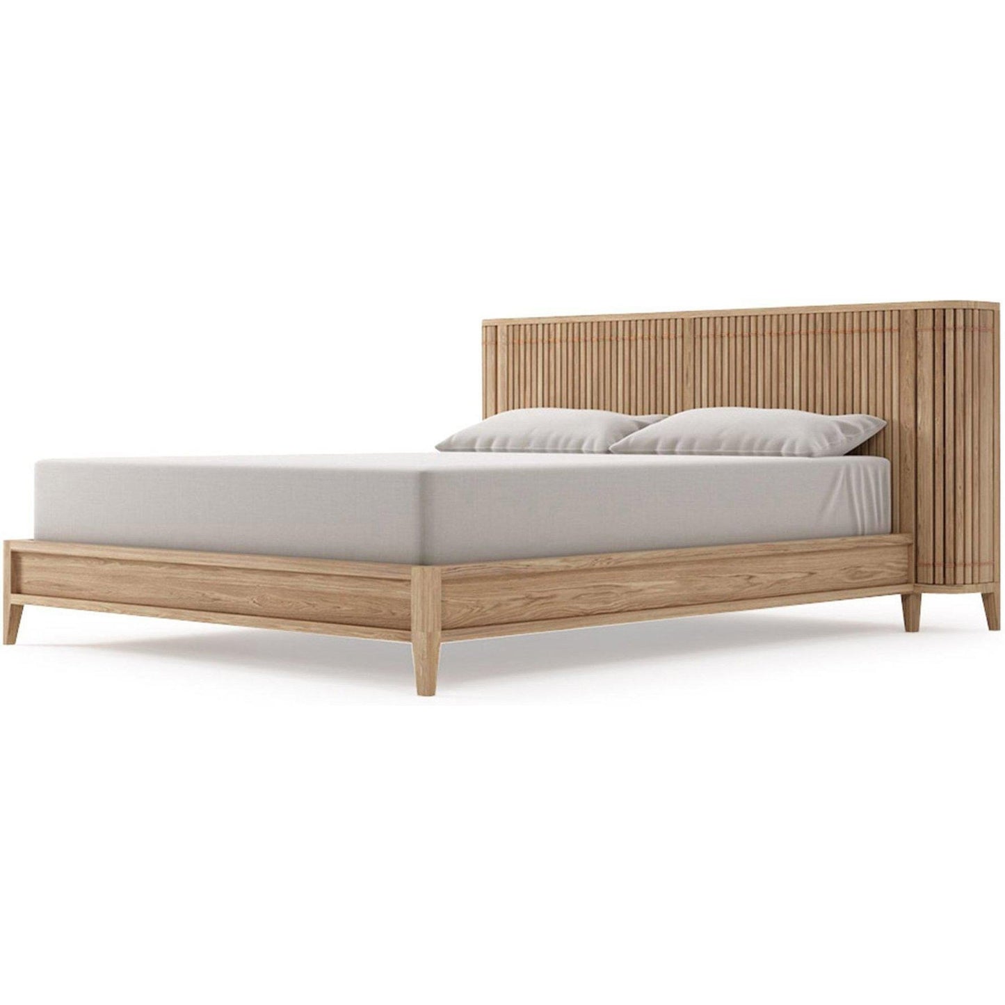 Koppar Queen Bed - European Oak-Indoor Furniture-Karpenter-Neutral Oak Wood-European Oak-Patina Oil-Based-SLH AU