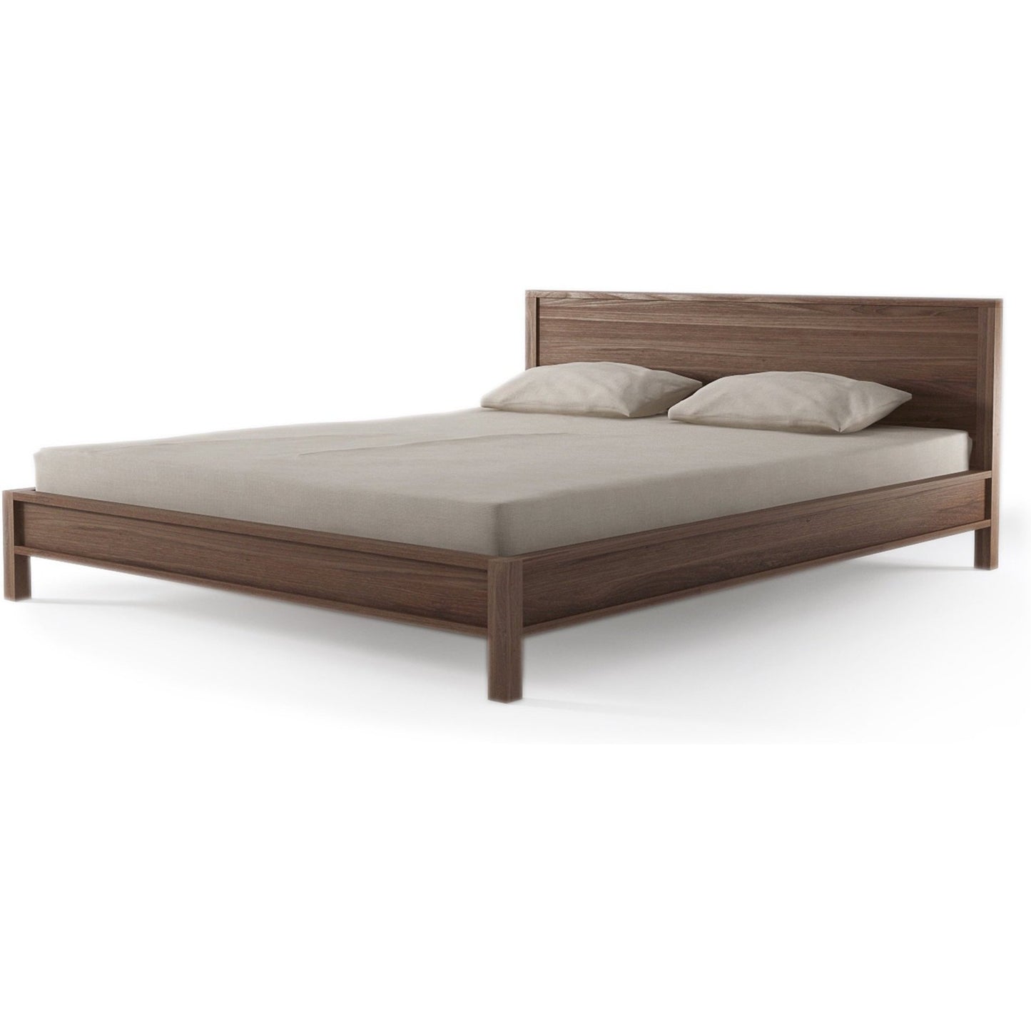 Solid King Bed - FSC Recycled Teak-Indoor Furniture-Karpenter-Teak Brown-FSC-Certified Recycled Teak-SLH AU