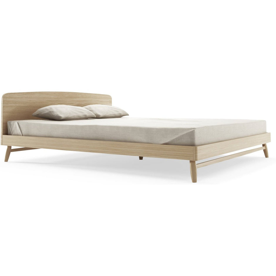 Twist King Bed - European Oak-Indoor Furniture-Karpenter-Neutral Oak Wood-European Oak-SLH AU