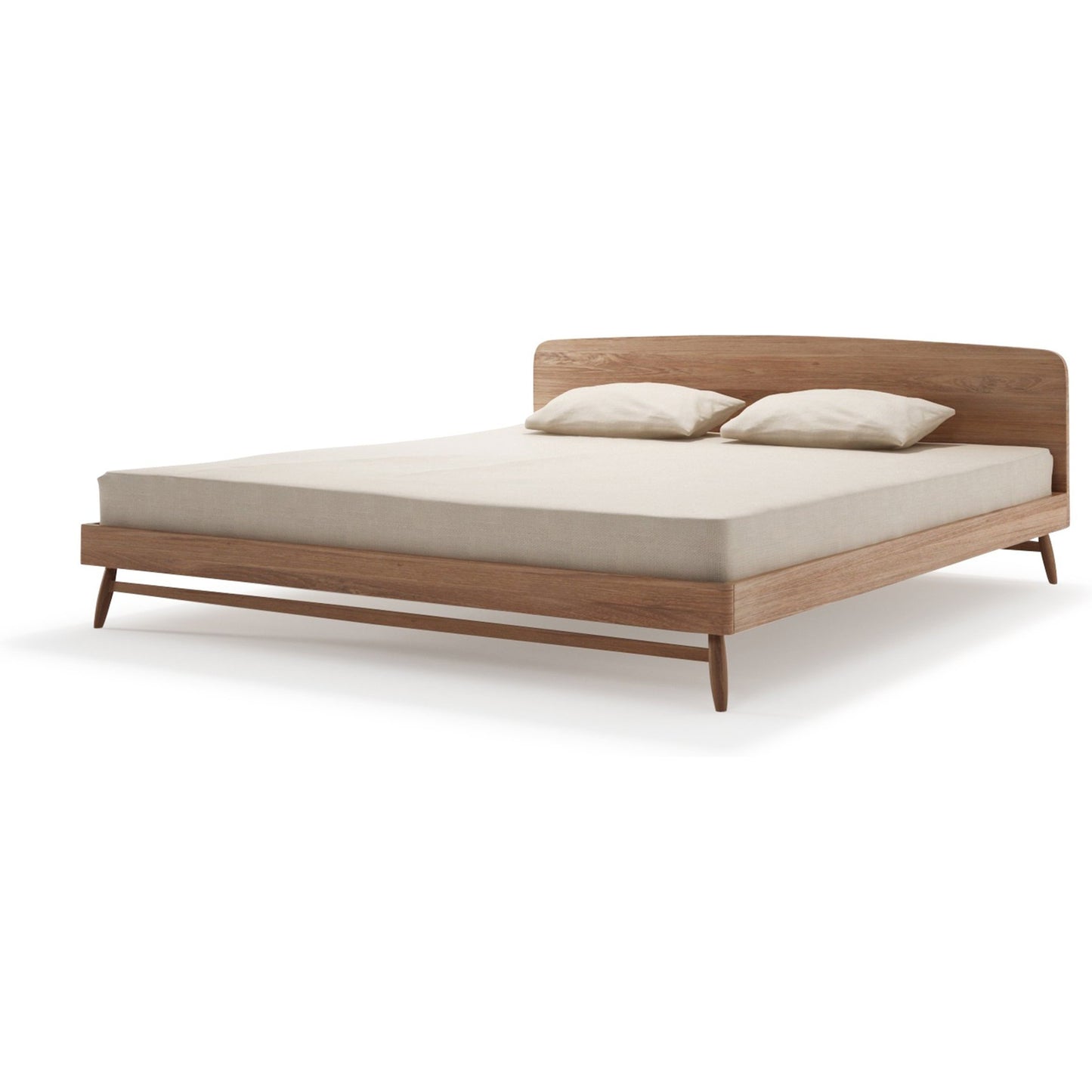 Twist King Bed - FSC Recycled Teak-Indoor Furniture-Karpenter-Teak Brown-FSC-Certified Recycled Teak-SLH AU