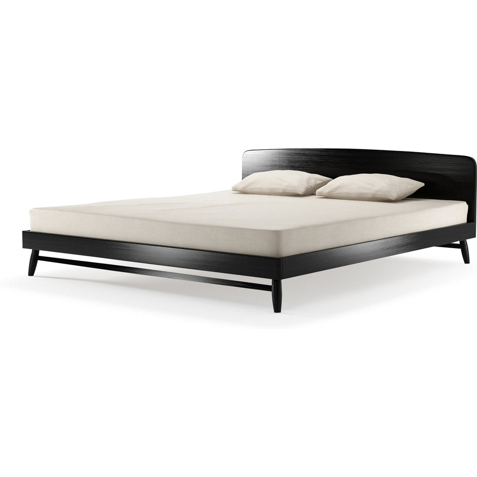 Twist King Bed - Satin Black-Indoor Furniture-Karpenter-Black Stained Oak-Black Stained European Oak-SLH AU